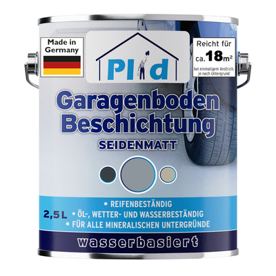 Plid Garagenbodenfarbe – seidenmatt & reifenbeständig für Beton & Estrich