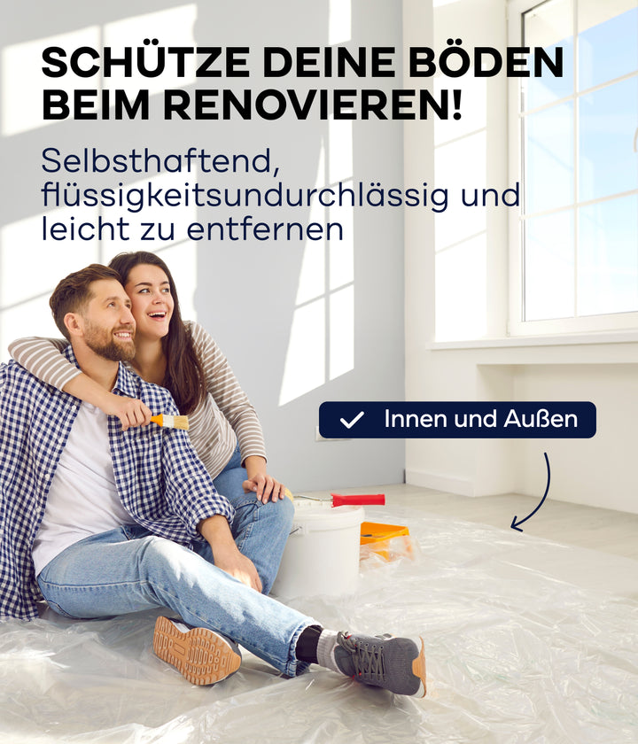 Plid Abdeckvlies Selbstklebend Weiß 120 g/m² – Bodenabdeckung