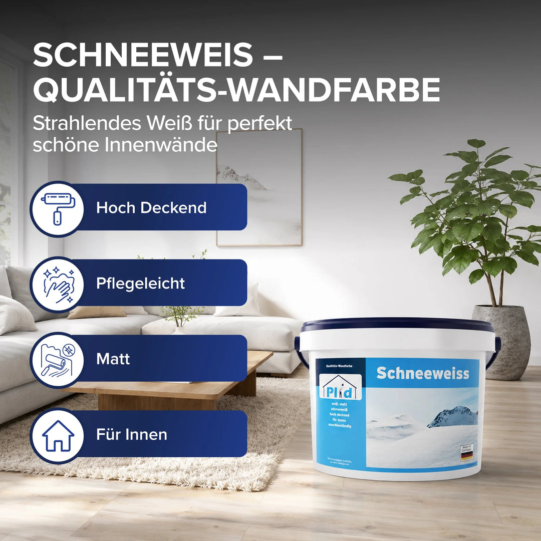 Innenfarbe Schneeweiß hochdeckend für Innenräume