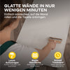 Mit Plid Rollkleister - klumpfrei & direkt auf die Wand auftragbar von plid können Sie ganz einfach eine glatte, weiße Oberfläche aufrollen - ideal für Wandklebetechnik. Genießen Sie die einfache Anwendung, eine makellose Oberfläche und eine schnelle Trocknungszeit.