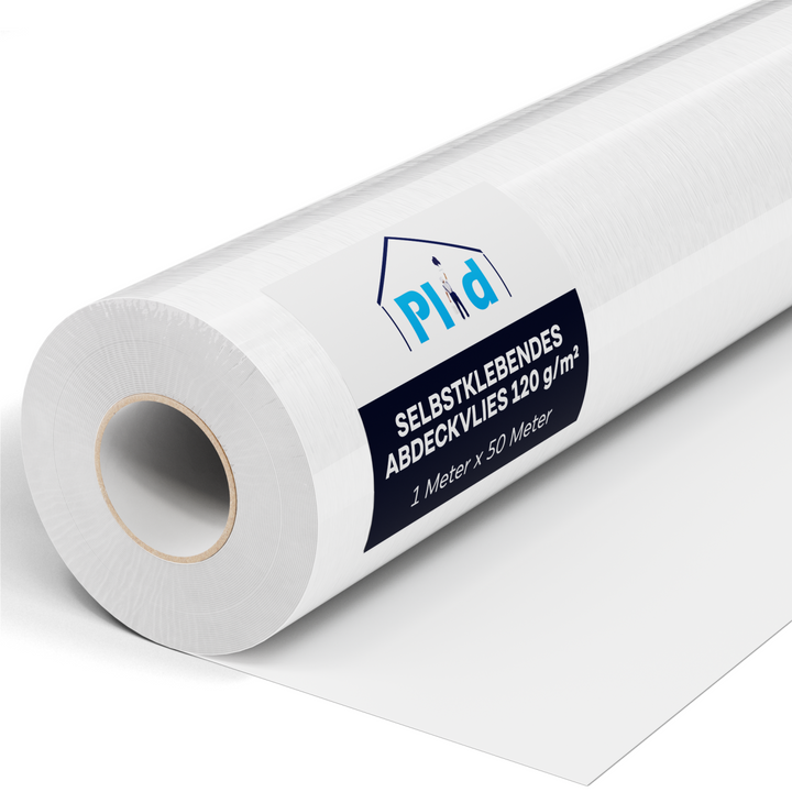 Plid Abdeckvlies Selbstklebend Weiß 120 g/m² – Bodenabdeckung