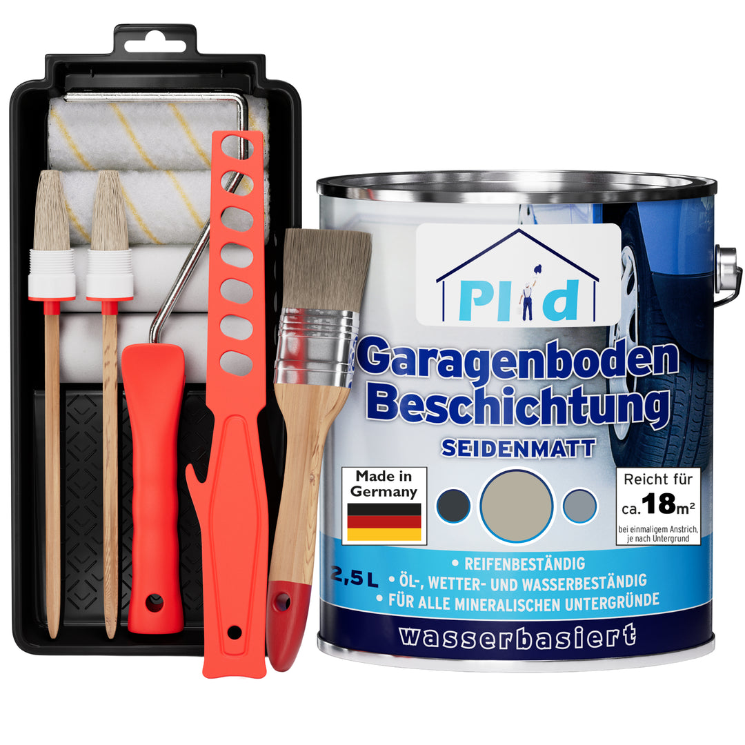 Garagenbodenbeschichtung Anstreichset Beton &amp; Estrich