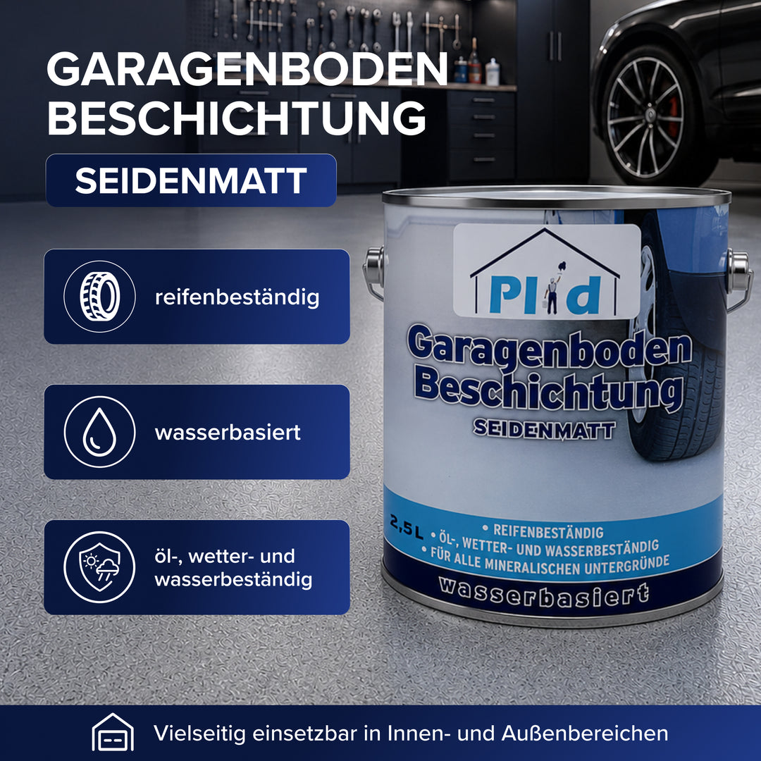 Garagenbodenbeschichtung Anstreichset Beton &amp; Estrich