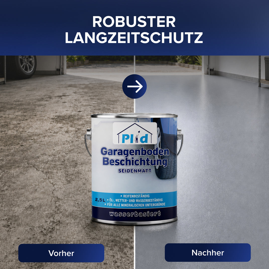 Garagenbodenbeschichtung Anstreichset Beton &amp; Estrich