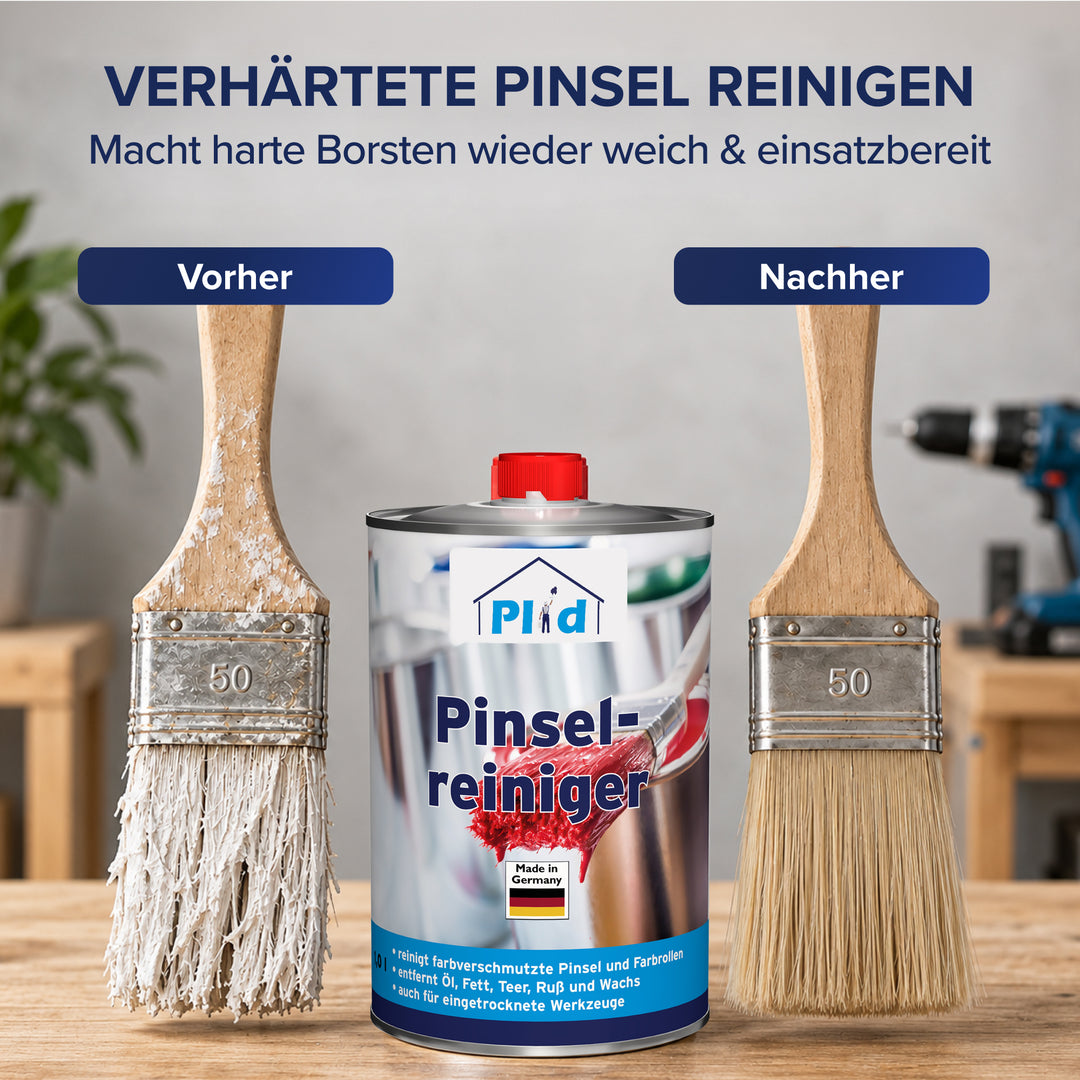 Plid Pinselreiniger – löst Lack- &amp; Farbrückstände effektiv