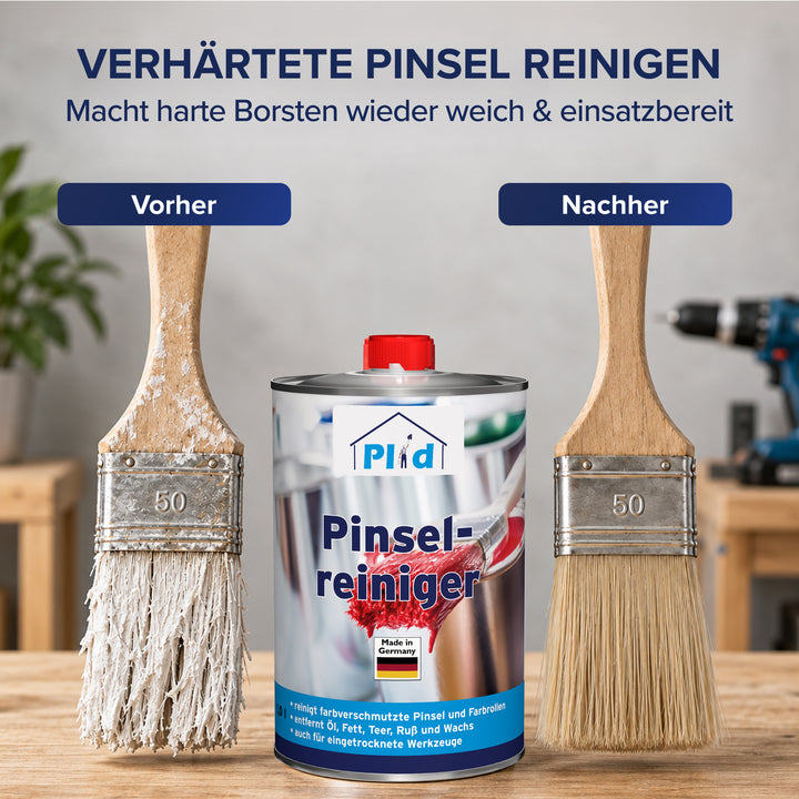 Plid Pinselreiniger – löst Lack- &amp; Farbrückstände effektiv