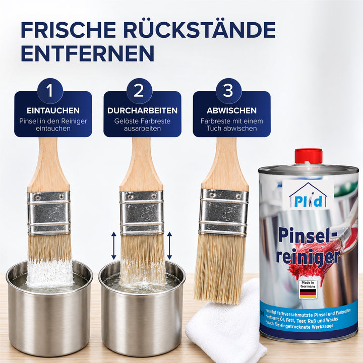 Plid Pinselreiniger – löst Lack- &amp; Farbrückstände effektiv