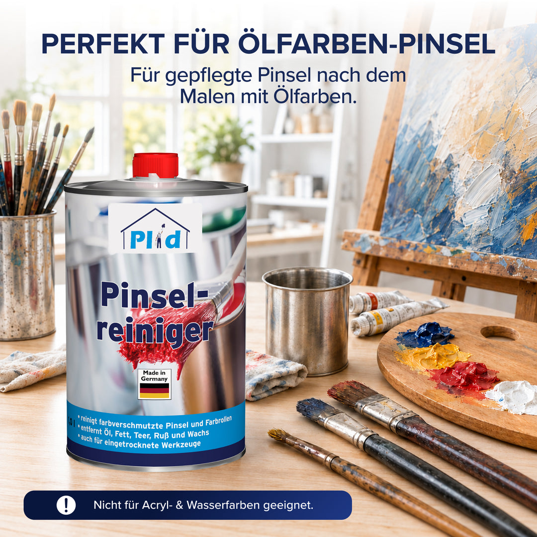 Plid Pinselreiniger – löst Lack- &amp; Farbrückstände effektiv