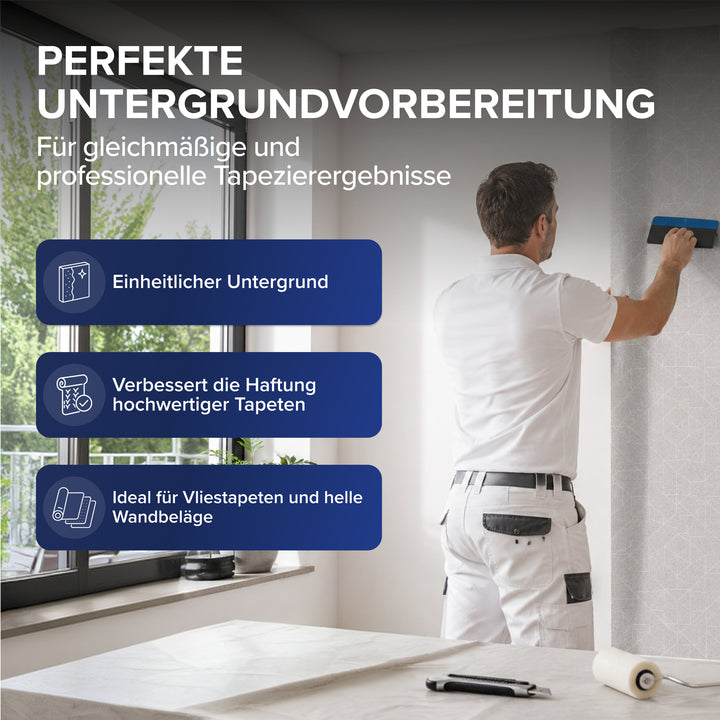 Plid Tapetengrund – haftvermittelnd &amp; saugausgleichend